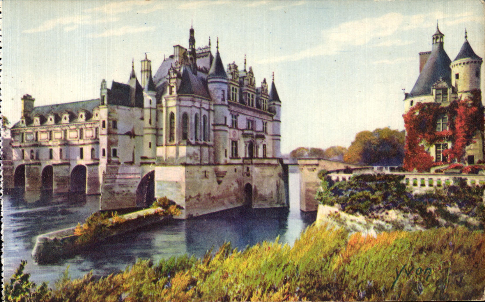 CPA La Douse France Chateauz De La Loire Chenonceaux 