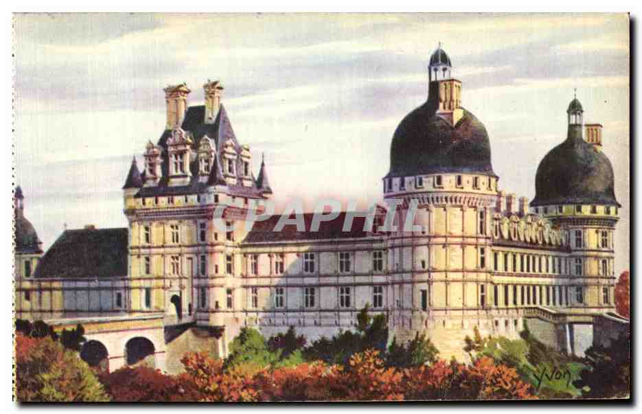 CPA La Douce France Chateaux De La Loire Chateaux de Valencay