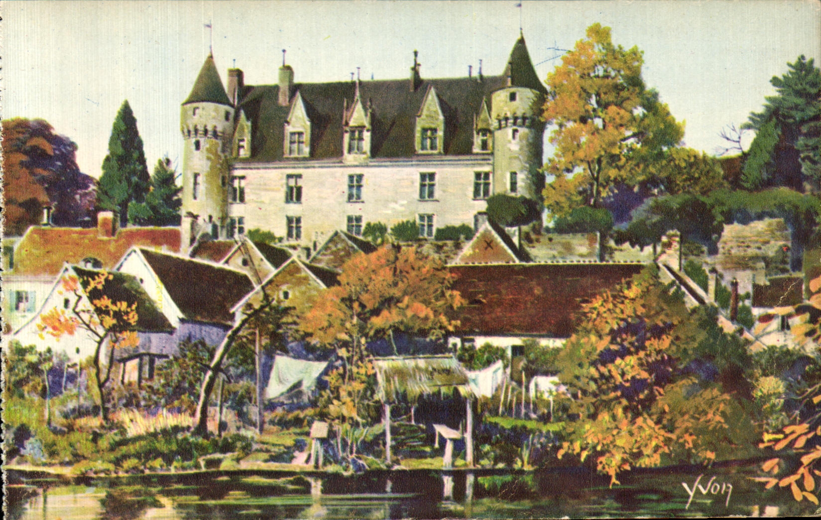 CPA La Douce France Chateaux De La Loire Chateau de Montresor