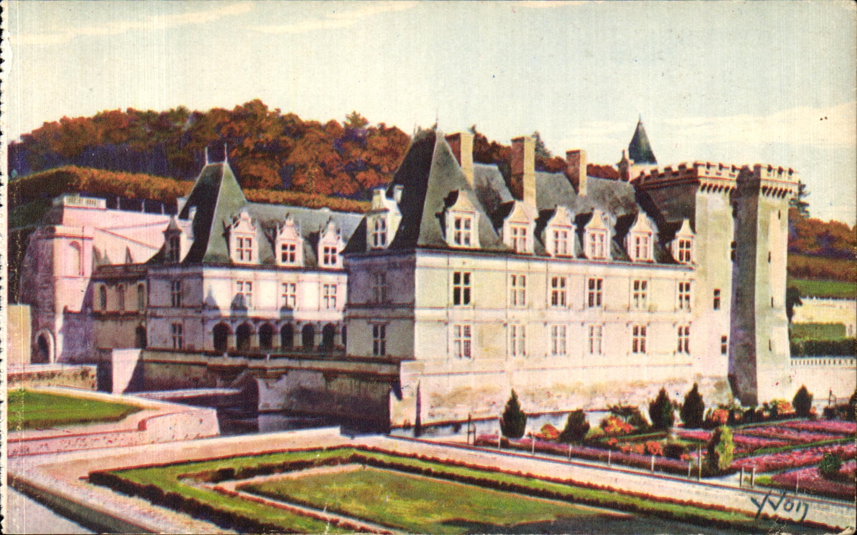 CPA Chateaux De La Loire Chateau de Villandry