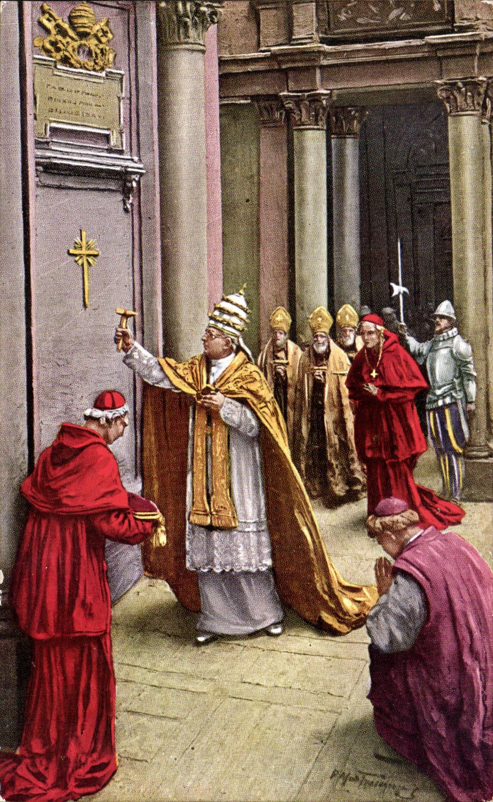 CPA Pontefice Pio XI 1924 rome Roma 
