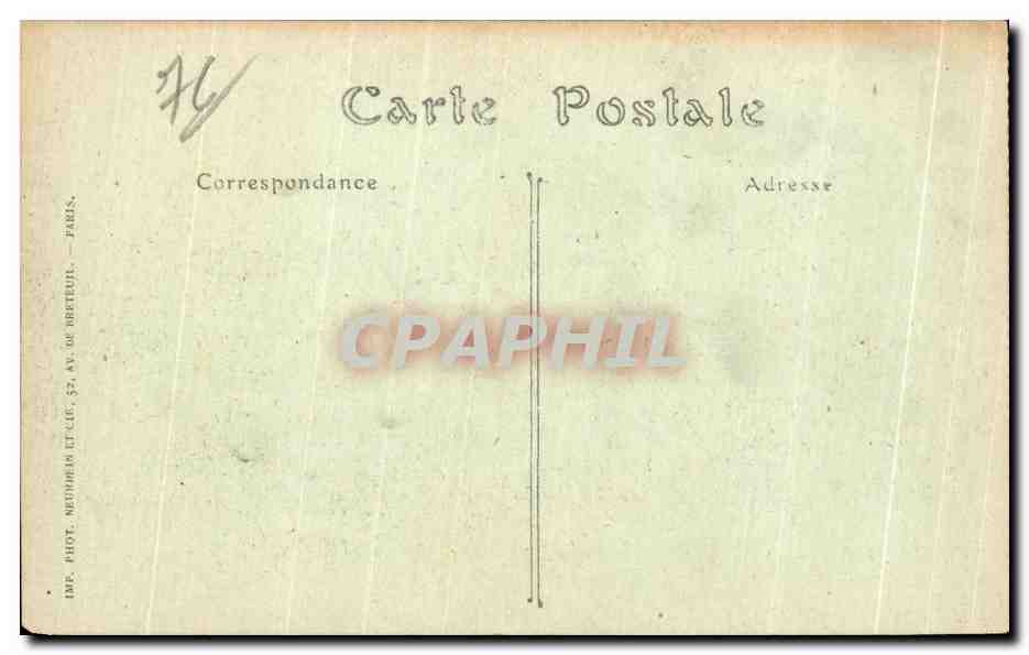 CPA Rouen Le Pont Corneille et la Cathedrale — Verso