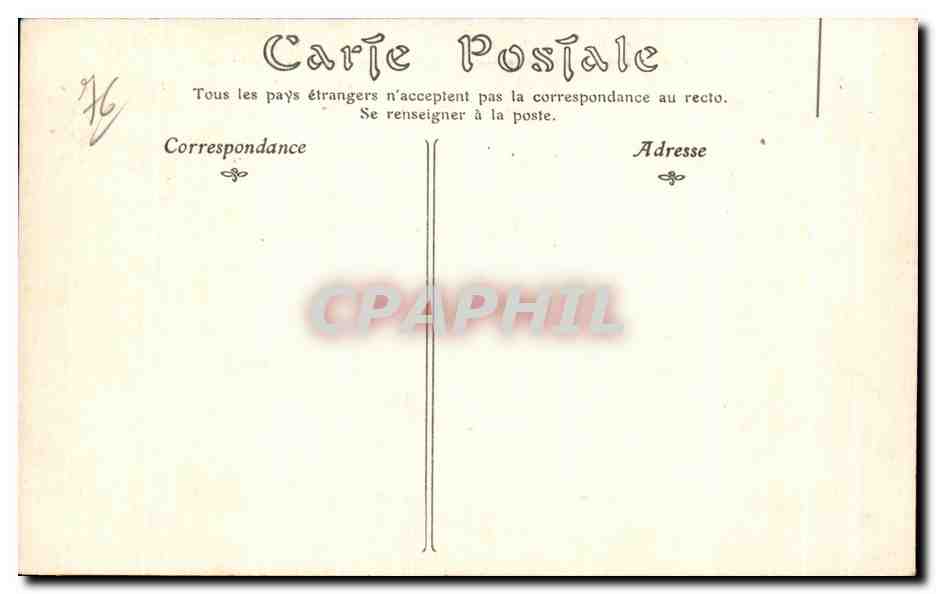 CPA Caudebec En Caux La Ville et la Seine — Rückseite
