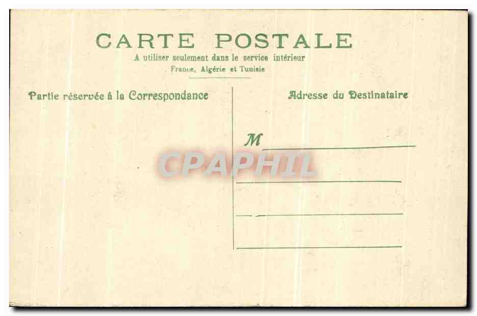 CPA Souvenirs d Amitie — Verso