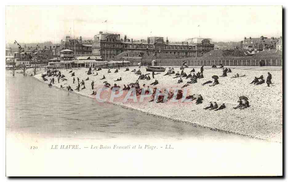 CPA Le Havre Les Bains Frascati et la Plage