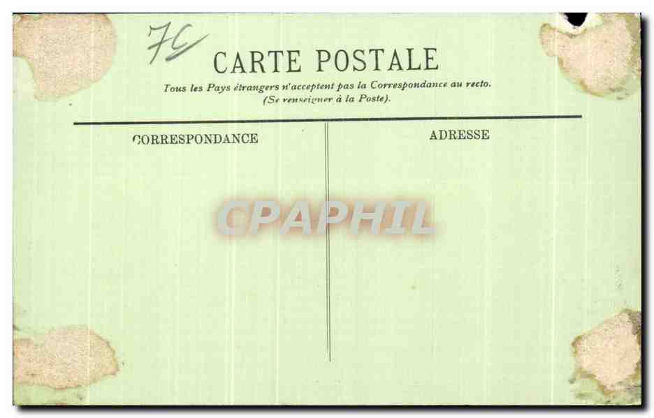 CPA Le Havre Bateaux de Trouville et honfleur — Rückseite