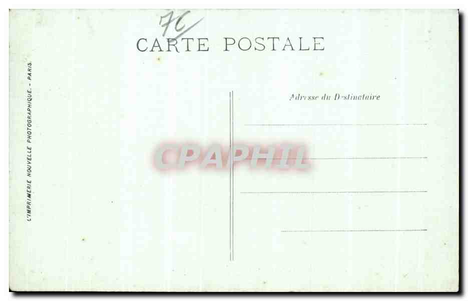 CPA Le Havre La Villa Felix Faure et les Jardins — Rückseite