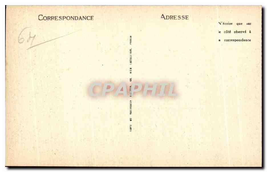 CPA Sauveterre Le Pont la Tour Monreal et l Eglise — Rückseite