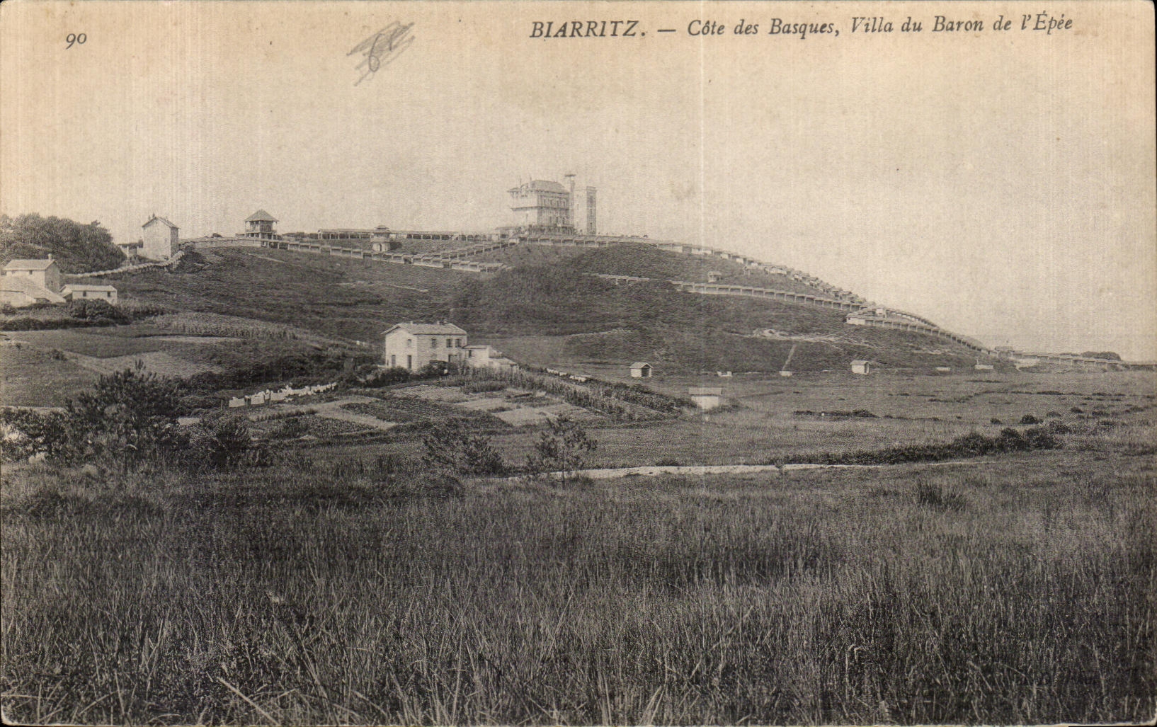 CPA Biarritz Cote des Basques Villa du Baron de l Epee