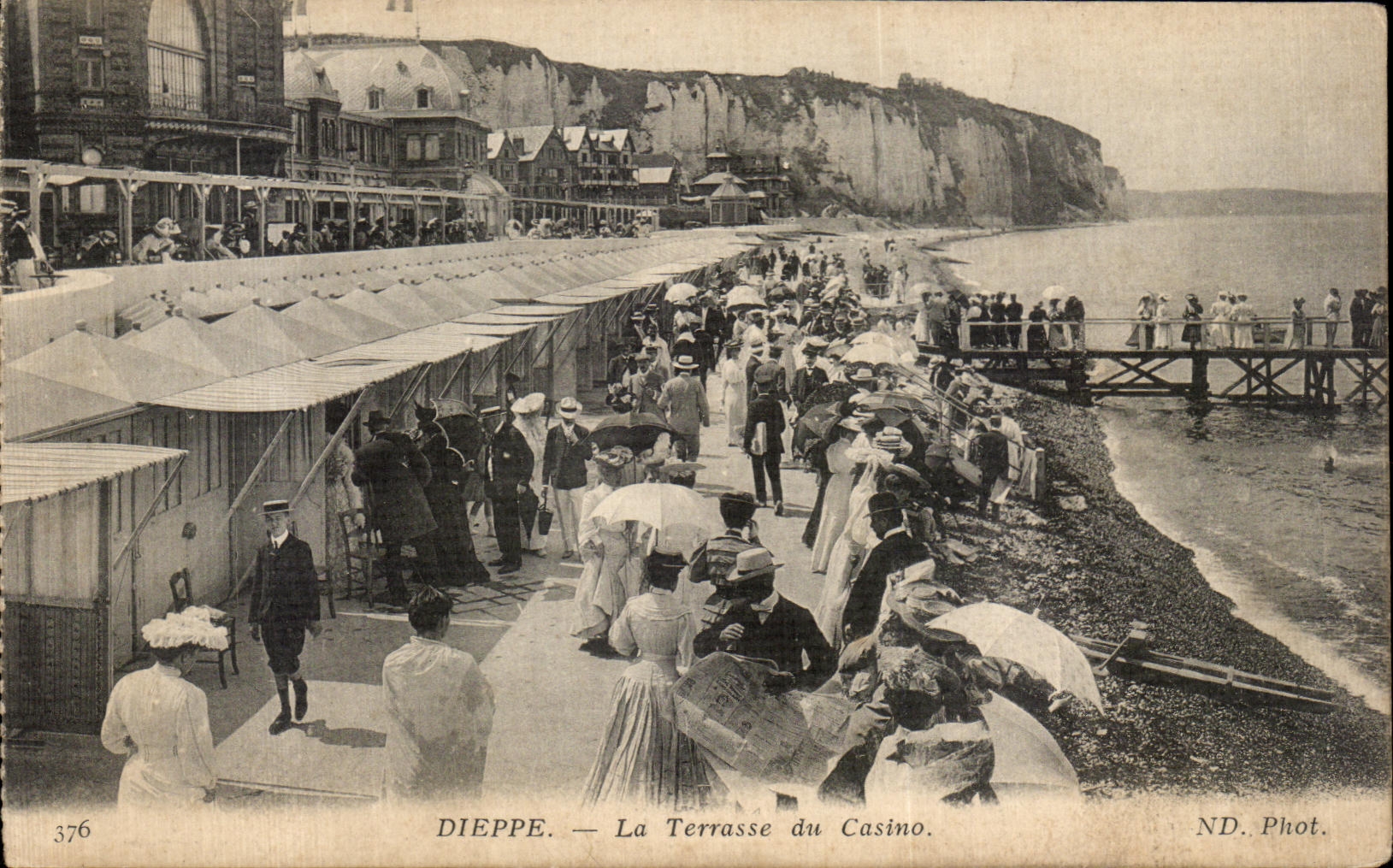 CPA Dieppe La Terrasse du Casino