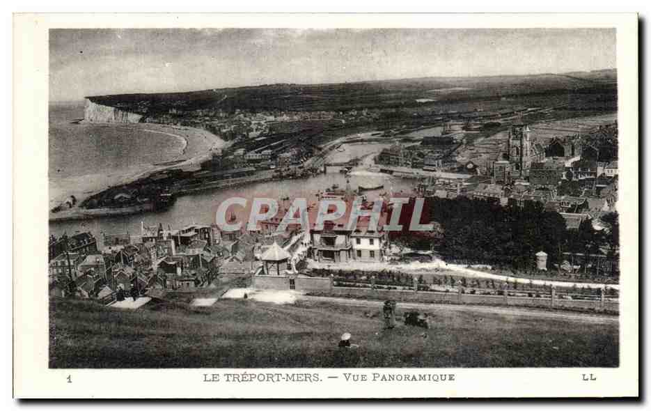 CPA Le Treport Vue Panoramique