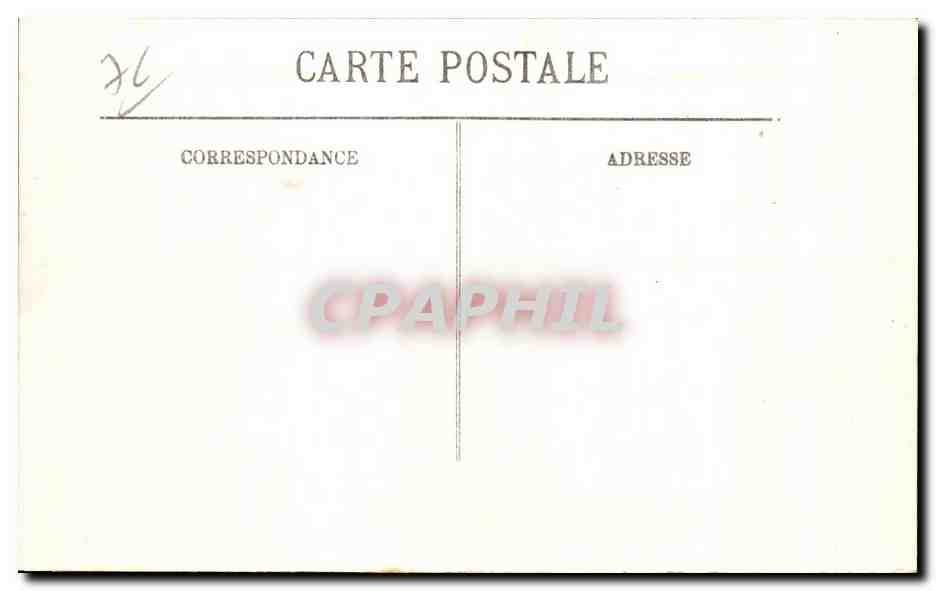 CPA Le Treport Vue Panoramique — Rückseite