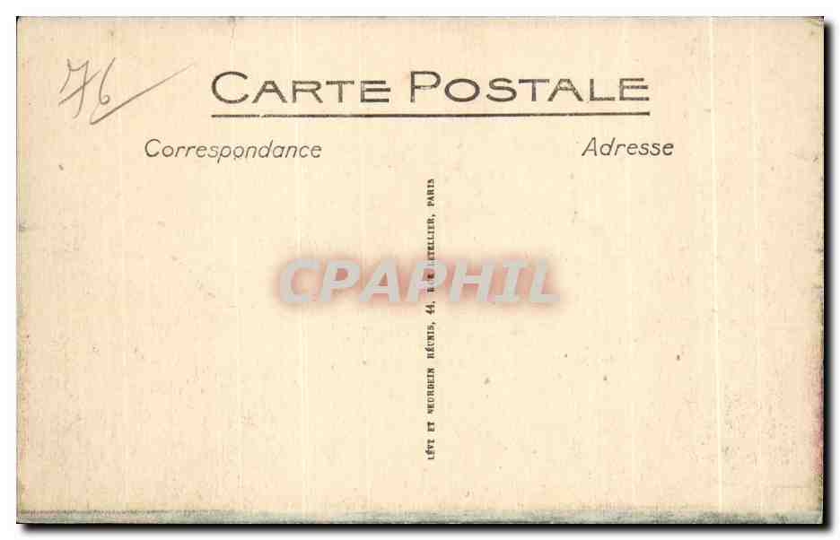 CPA Dieppe Vue Grrerale — Rückseite