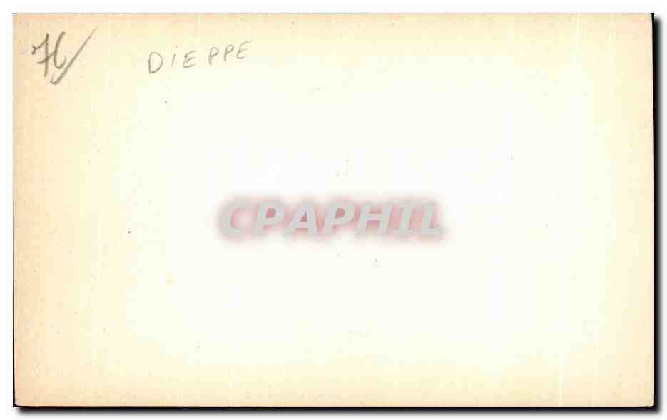 CPA Dieppe Depart du bateau pour Newhaven  — Rückseite