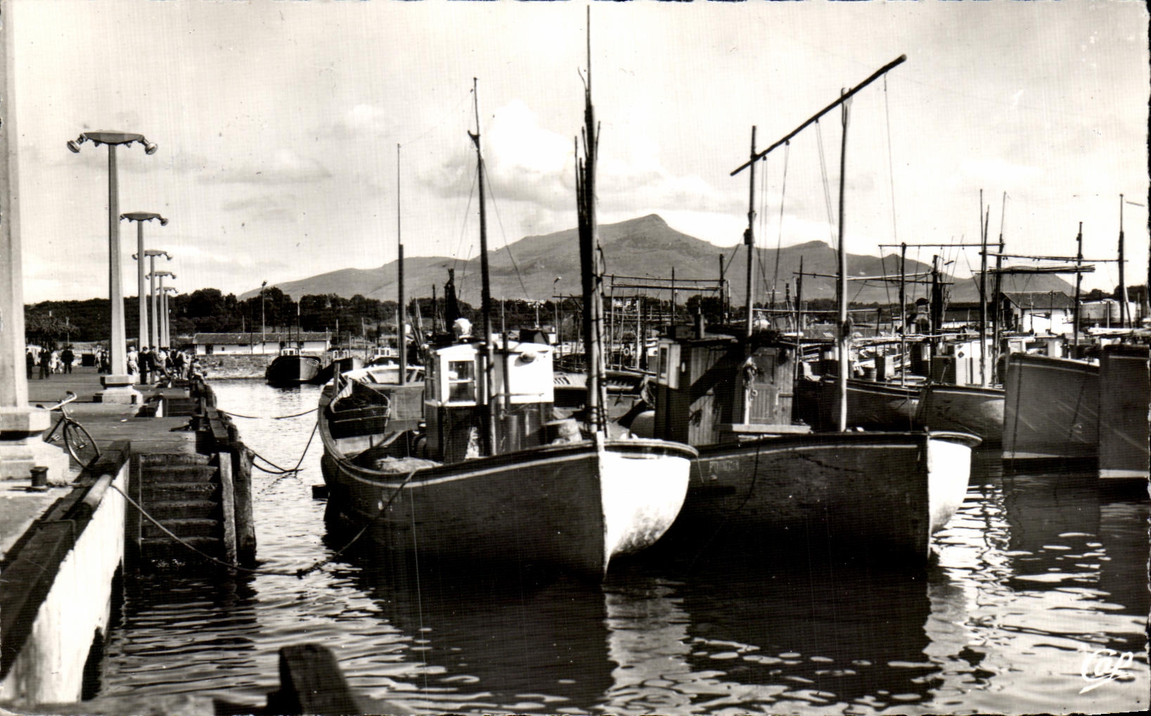 Saint-Jean-de-Luz — Le Port - Vue vers la Rhune — Réal-Photo [559]