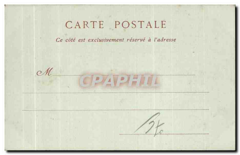 CPA Rouen Le quai de la Bource Bateaux — Rückseite