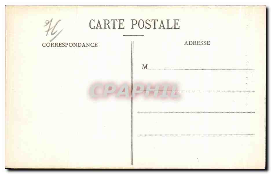 CPA Rouen Vieille Maison du siecle Rue Romain — Verso