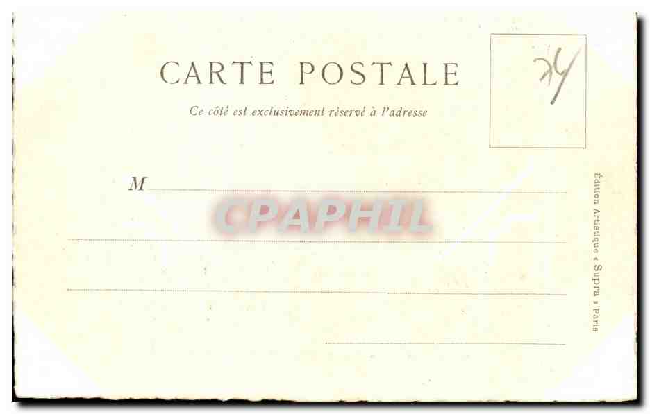 CPA En Normandie Chateau de Cleres — Rückseite
