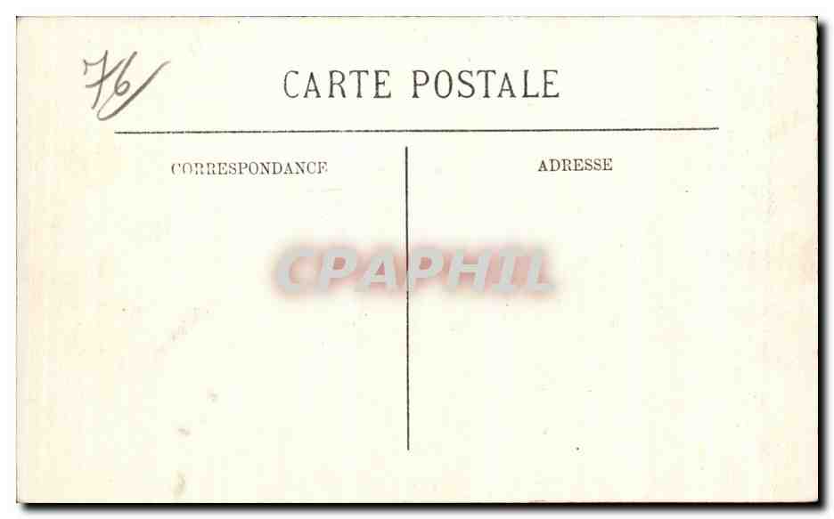 CPA Dieppe Les Tourelles et la Rue Aguado Automobile — Rückseite