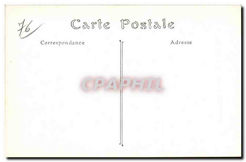 CPA Dieppe La Place Nationale — Rückseite