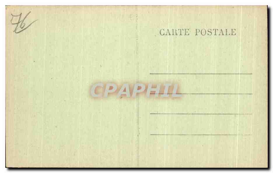 CPA Etretat Le Calvaire Pres I Eglise — Rückseite