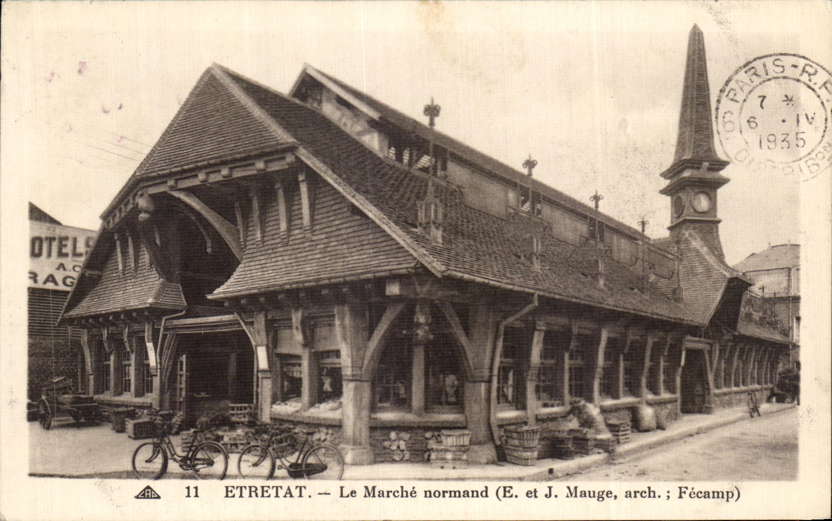 CPA Etretat Le Marche normand VElo Cylce 