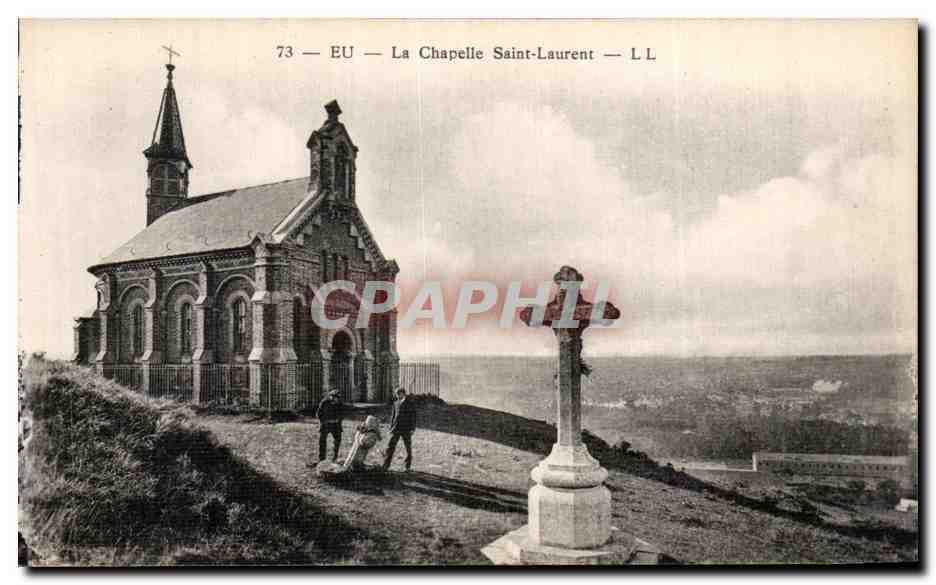 CPA Eu La Chapelle Saint Laurent
