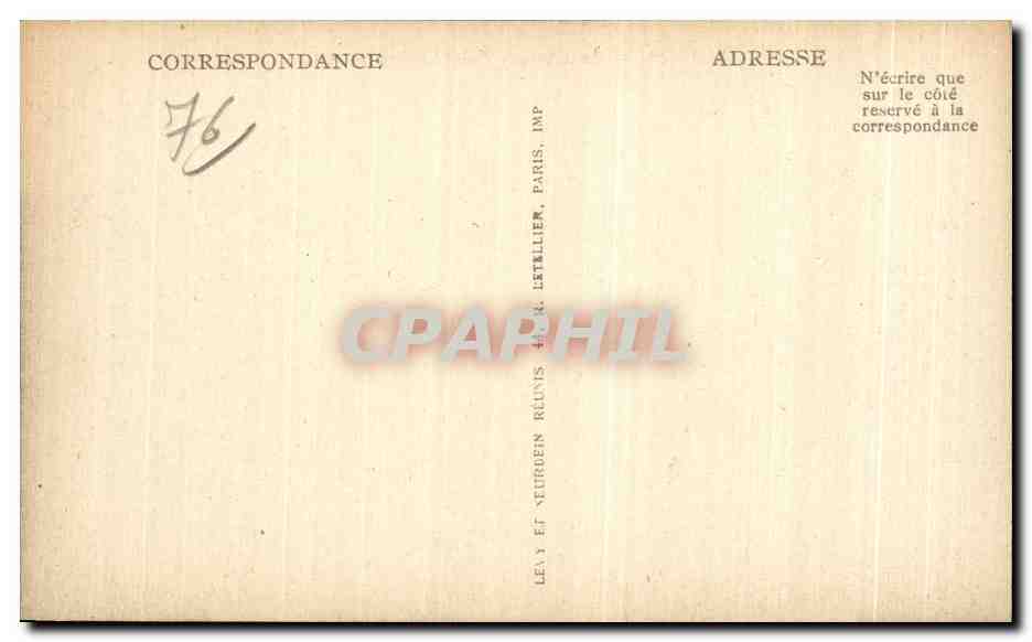 CPA Eu La Chapelle Saint Laurent — Rückseite