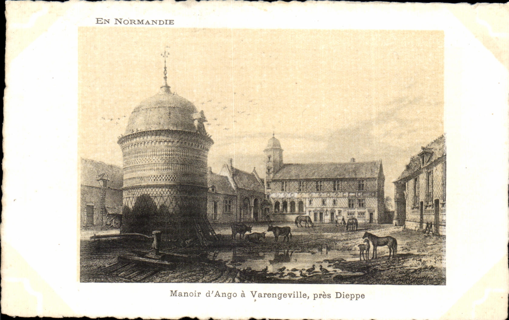 CPA manoir d Ango a Varengeville pres Dieppe
