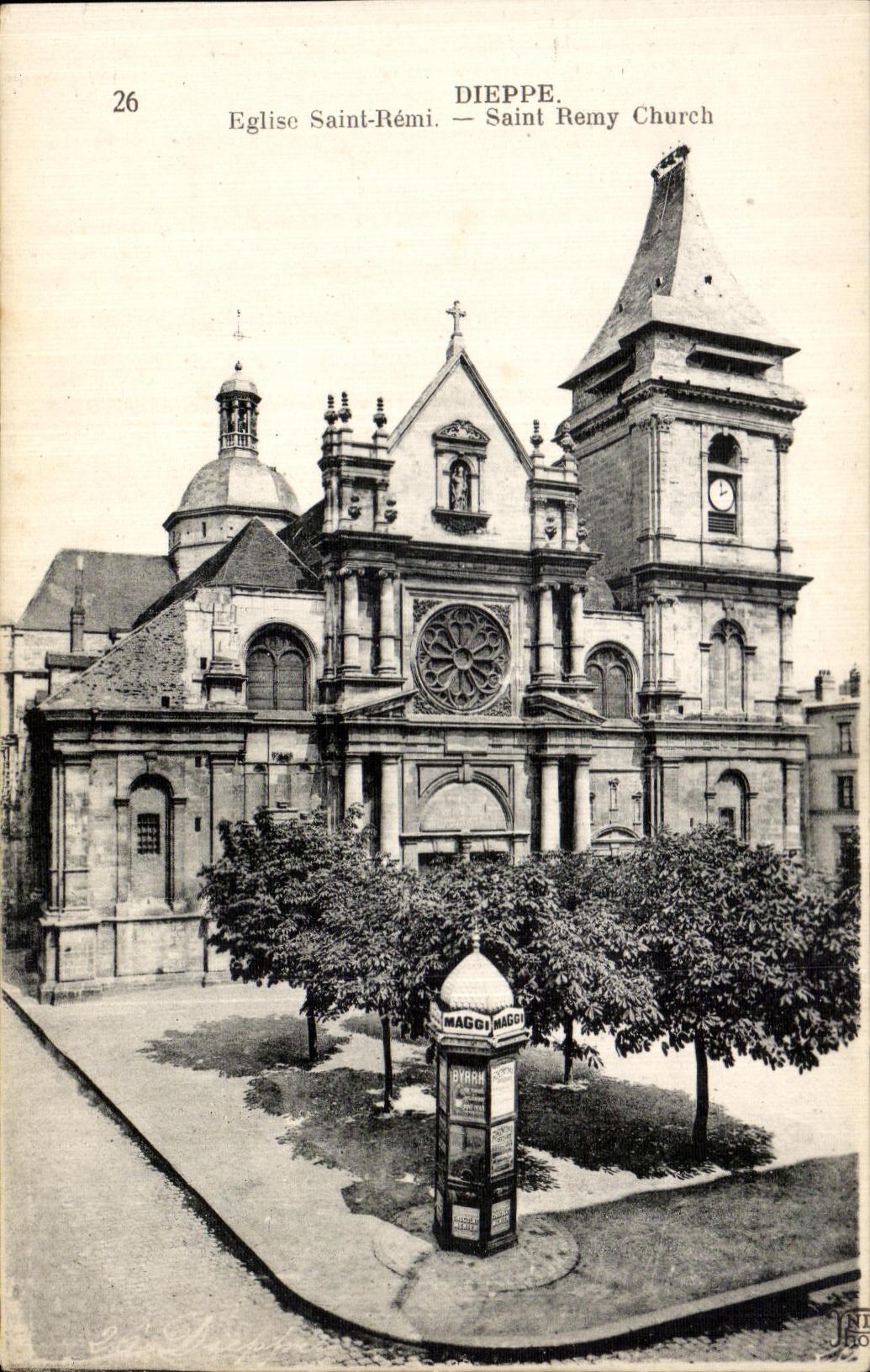 CPA Dieppe Eglise Saint Remi Saint Remy Church