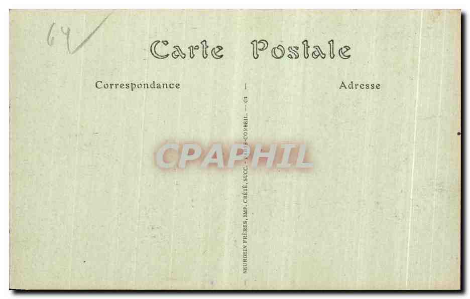 CPA Sauveterre Le Chemin du Moulin et I Eglise — Rückseite