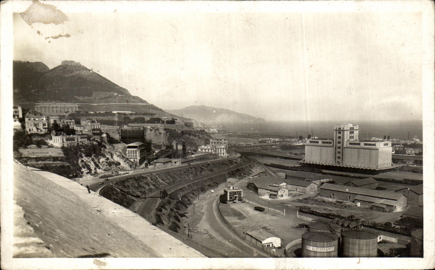 CPA Oran Nouvelle route du Port 
