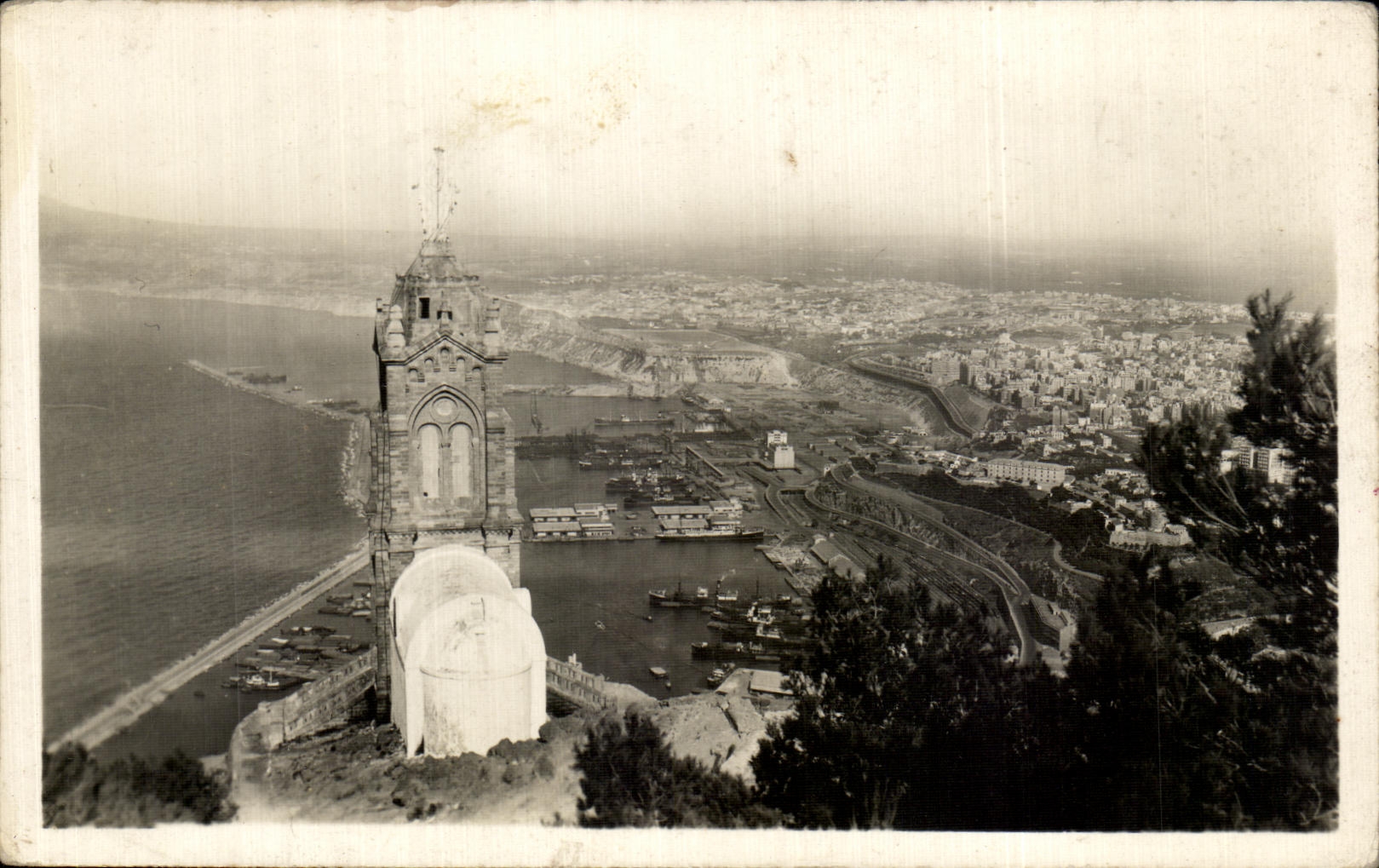 CPA Oran Vue generale prise de Santa Cruz