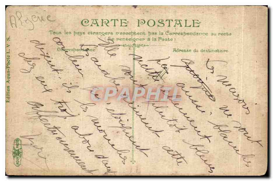 CPA Constantine Quartier arabe — Verso