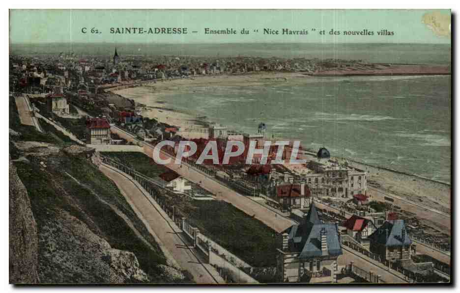 CPA Sainte Adresse Ensemble du Nice Havrais et des nouvelles villas