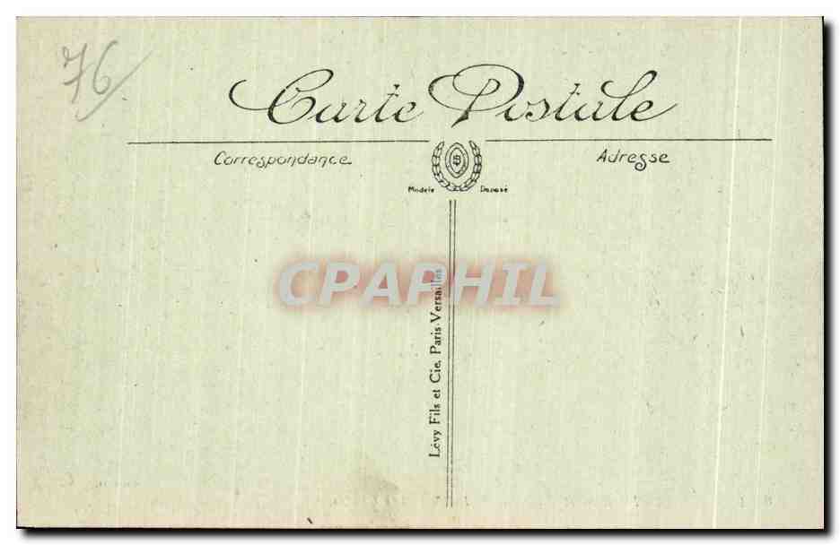 CPA Anglesqueville Sur Saane Les Chutes — Rückseite