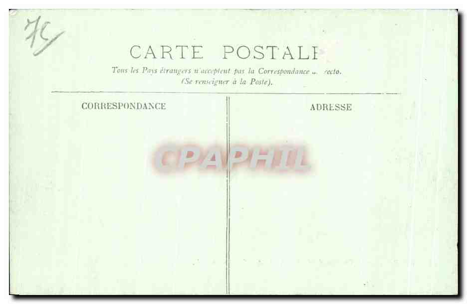 CPA Dieppe Le Boulevard Maitime vers Le Chateau Pecheurs — Verso