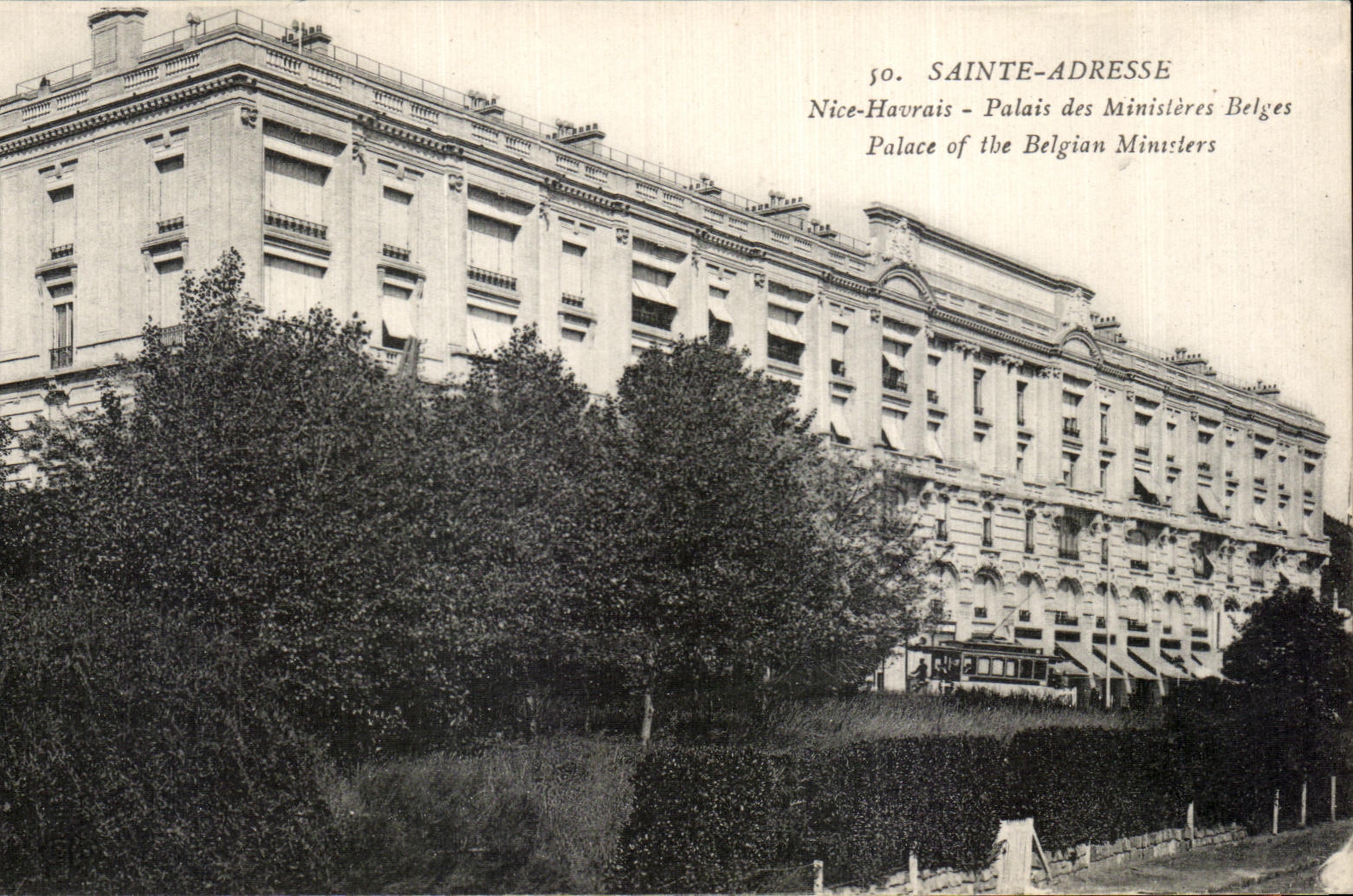 CPA Sainte Adresse Nice Havrais Palais des Ministeres Belges
