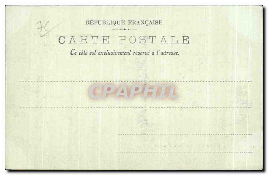 CPA Le Havre Les Bains Frascati — Rückseite