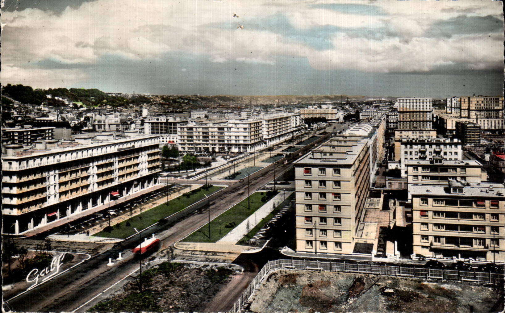 CPA Le Havre Vue Panoramique Vers l Avenue Foch
