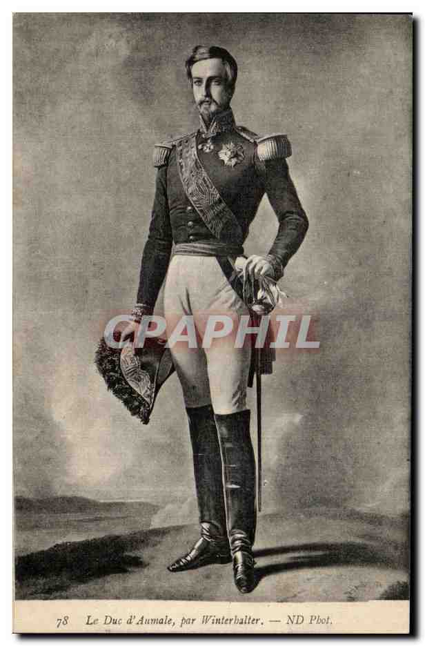 CPA Le Duc d Aumale Par Winterhalter Militaria Uniforme 