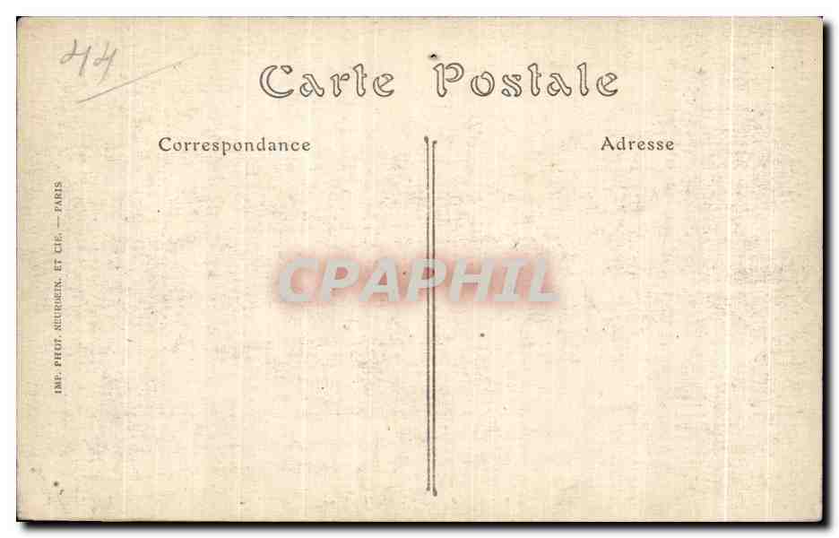CPA Nantes La Prefecture — Verso
