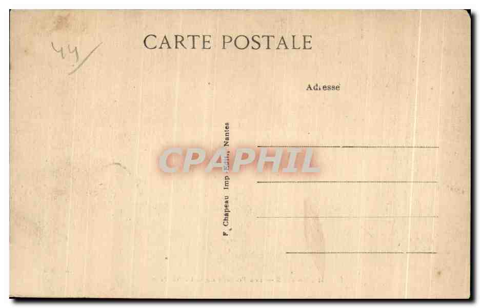 CPA Nantes Les Portalls de la Cathedrale — Verso