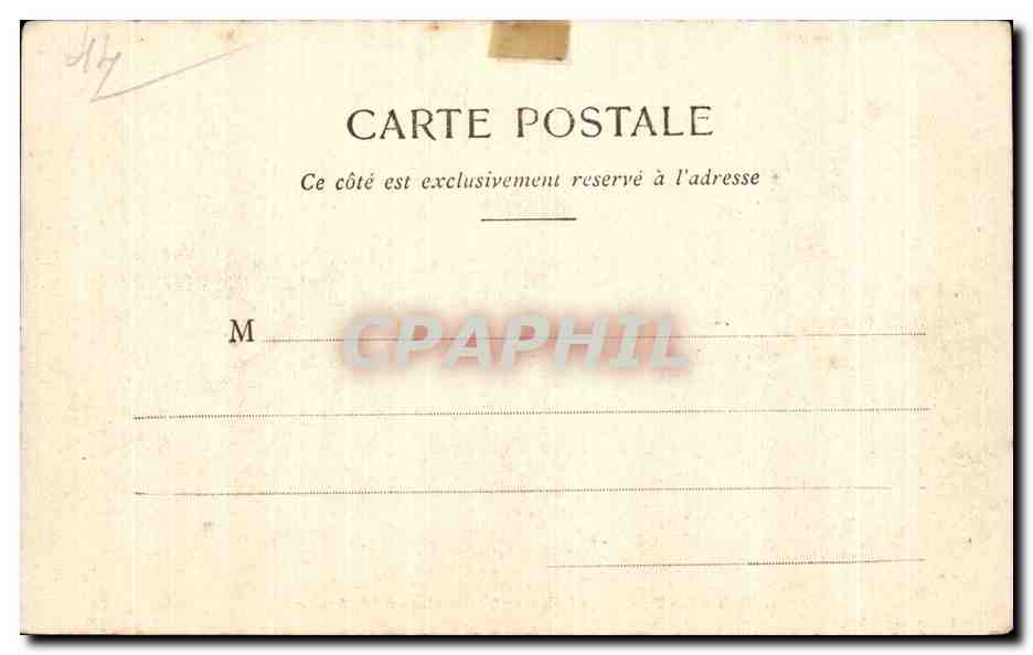 CPA Nantes Escalier des Cent Marches a St Anne — Verso