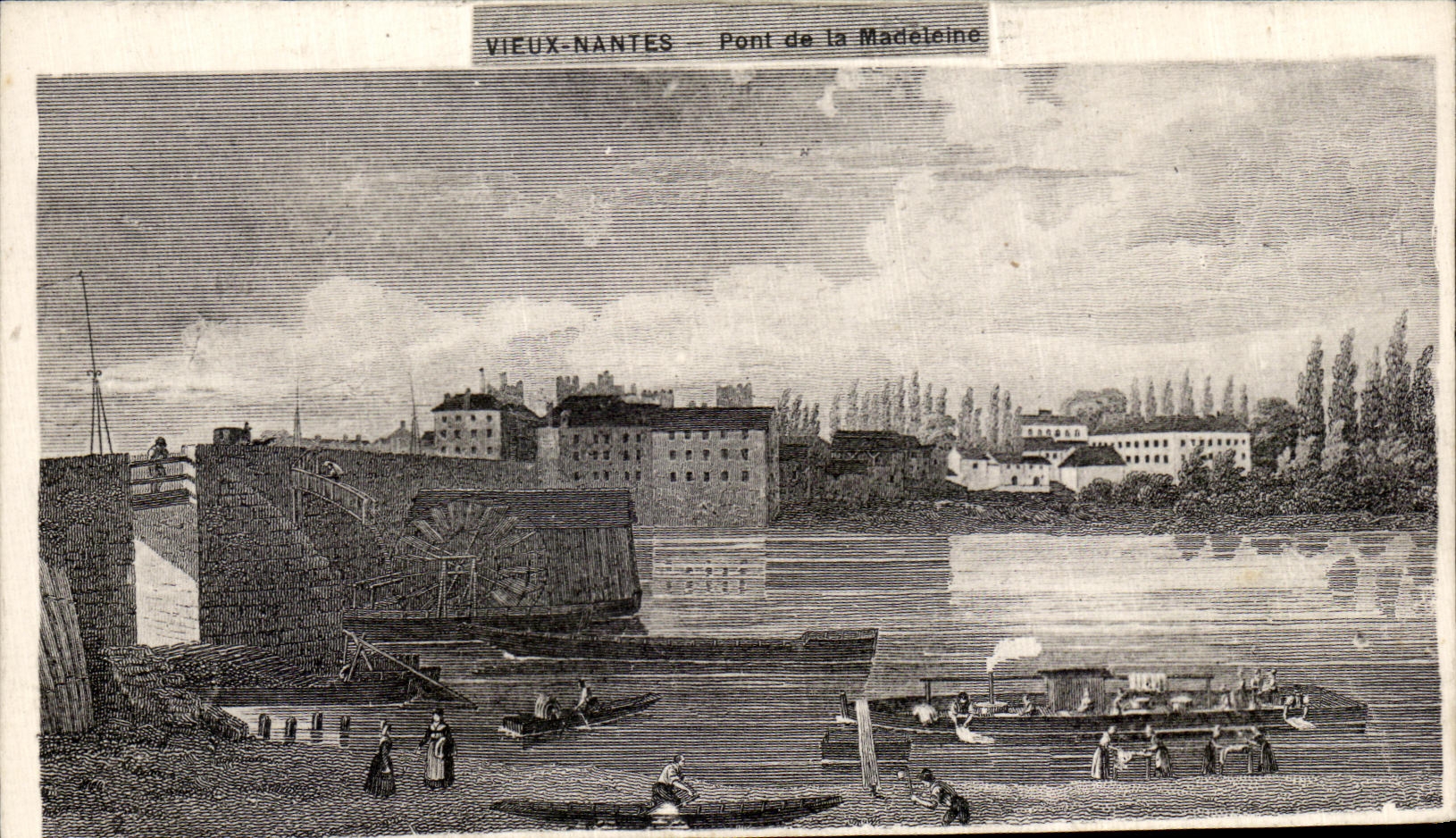 Vieux-Nantes — Pont de la Madeleine — F. Chapeau, éditeur, Nantes