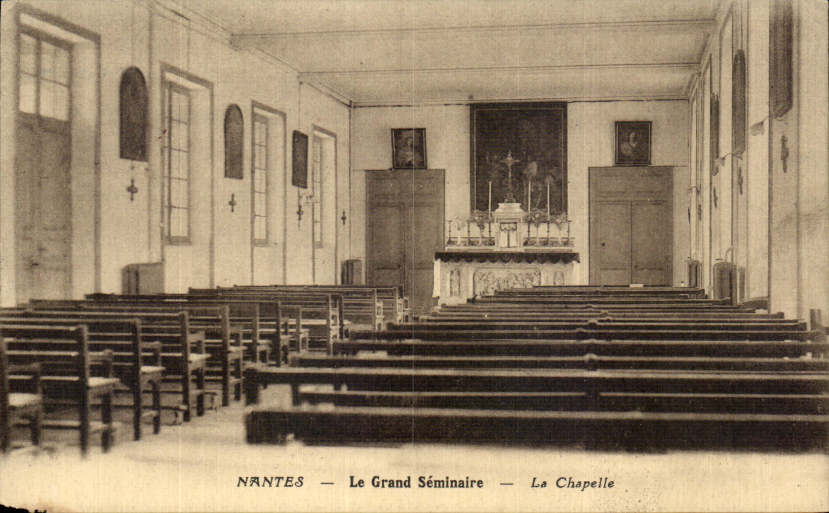 CPA Nantes Le Grand Seminaire La chapelle