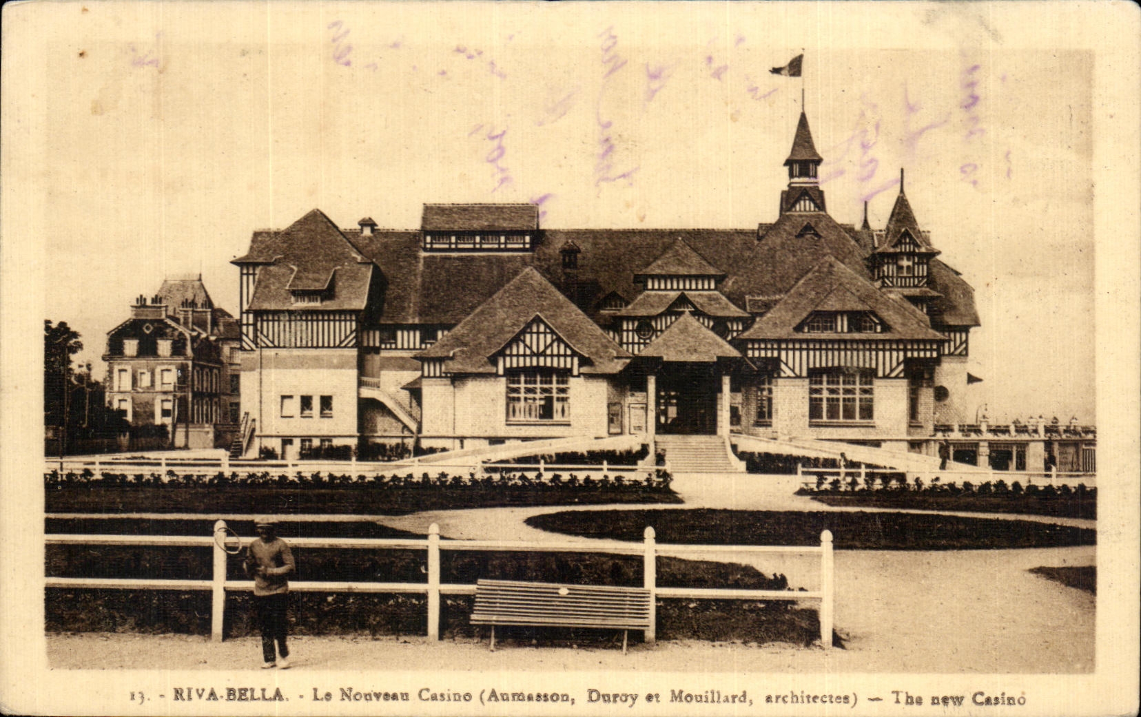 CPA Riva Bella Le Nouveau Casino Duray et Mouillard