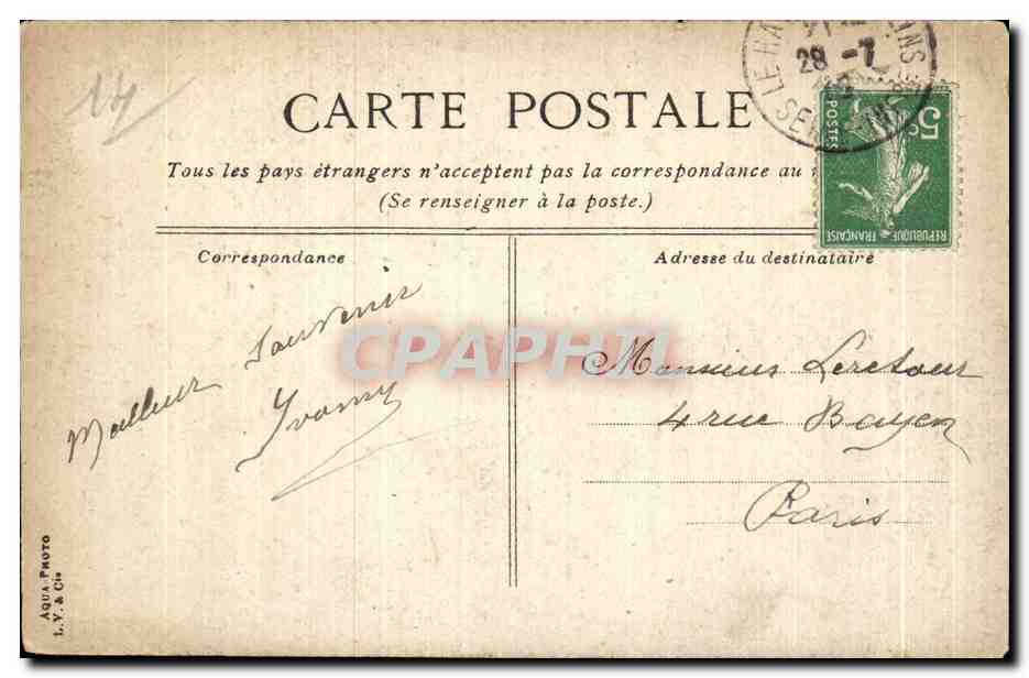 Trouville - Châlets et villas de la plage — éditeur Aqua Photo, n°95 — Verso