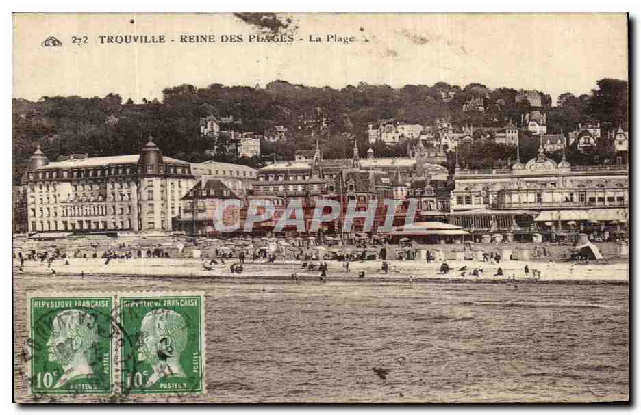 CPA Trouville Reine des Plages La Plage