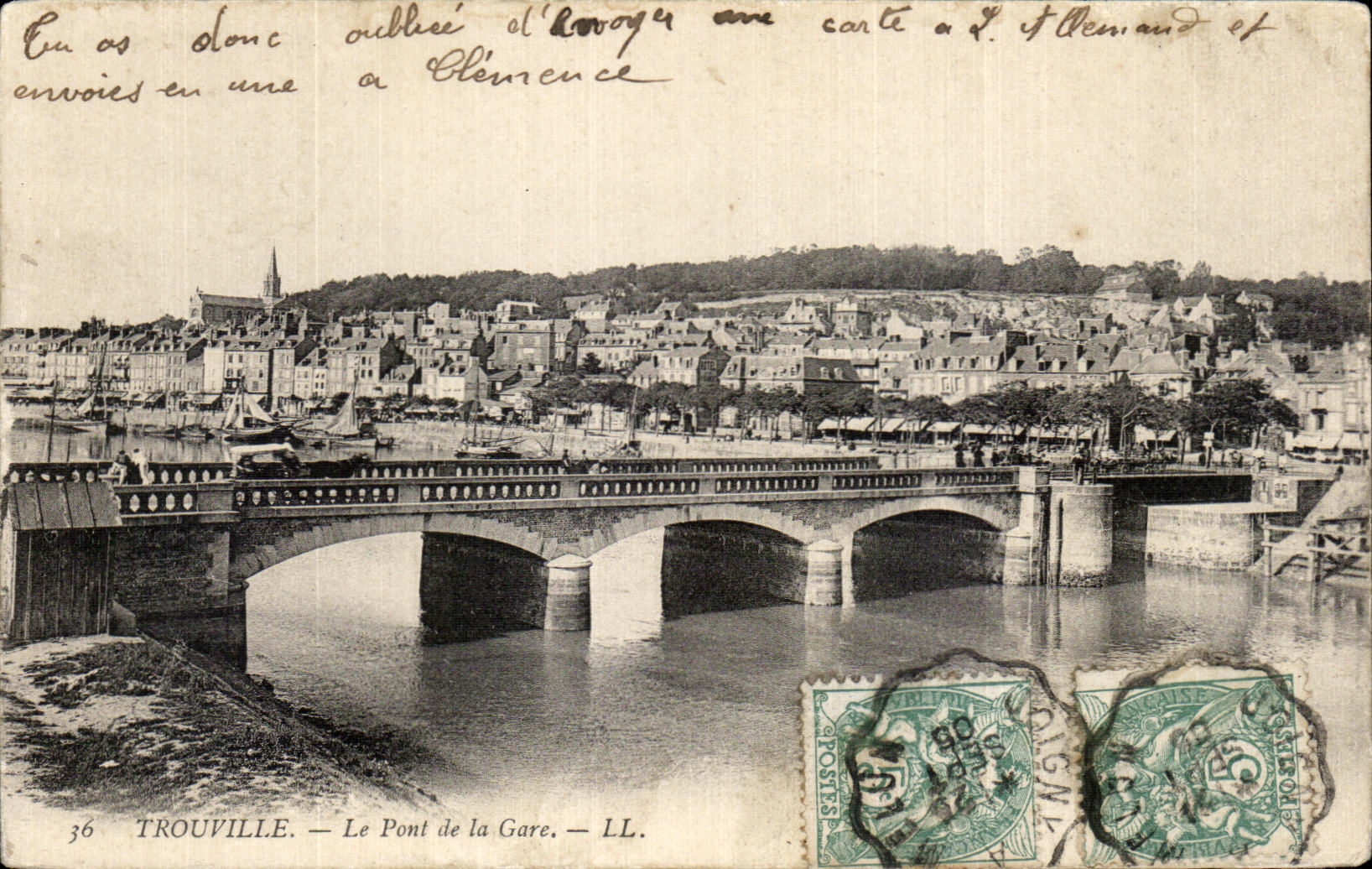 Trouville — Le Pont de la Gare — LL. — n°36